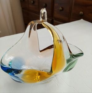 Czech Rhapsody Glass Basket